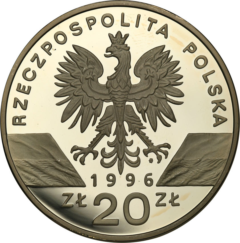 III RP. 20 złotych 1996 Jeże